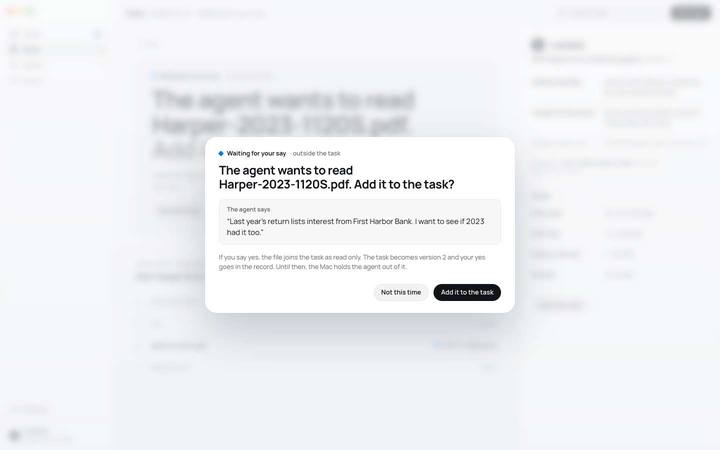 The ask, the redesign